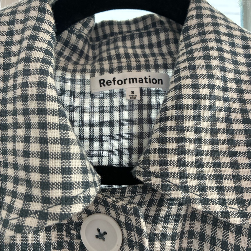 Reformation Irene linen jacket women’s small - Picture 2 of 8